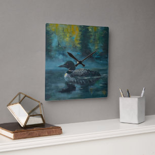 Horloge Carrée Loonell - Canard Loon