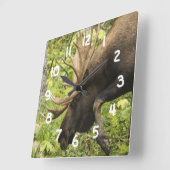 Horloge Carrée L'orignal (Angle)