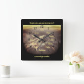 Horloge Carrée Los Doce Discípulos de Jesús Reloj de Pared Cuadra (Maison)