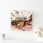 Horloge Carrée Lost and forgotten ship (Maison)