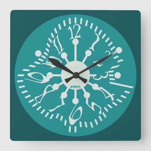 HORLOGE CARRÉE LOVE ART KLOCK DEFORMED DAKILIANO BY MASANSER (Recto)