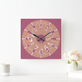 HORLOGE CARRÉE LOVE ART KLOCK DEFORMED DAKILIANO BY MASANSER (Maison)