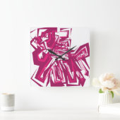 Horloge Carrée LOVE GEOMESKY ANIMALS deer BY MASANSER (Maison)