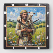 Horloge Carrée Love's Embrace: Parable Perfected (Recto)