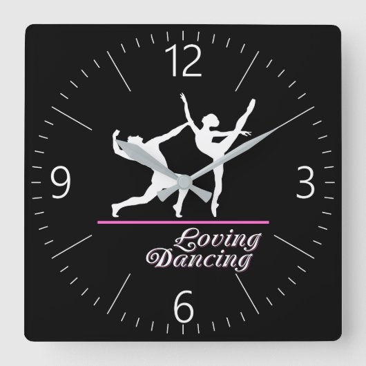 Horloge Carrée Loving (Recto)