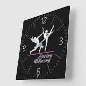 Horloge Carrée Loving (Angle)
