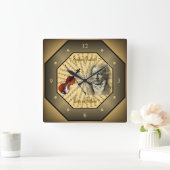 Horloge Carrée Ludwig van Beethoven (Maison)