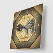 Horloge Carrée Ludwig van Beethoven (Angle)