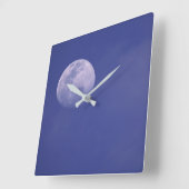 Horloge Carrée Lune sur les îles Galapagos, Equateur (Angle)