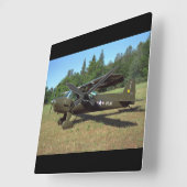 Horloge Carrée Luscombe, T-8F, 1948_Aviation classique (Angle)