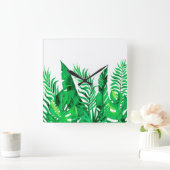 Horloge Carrée Lush Green (Maison)