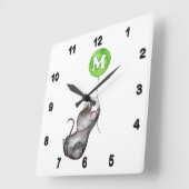 Horloge Carrée M est pour MOUSE (Angle)