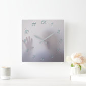 Horloge Carrée Macabre (Maison)