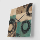 Horloge Carrée Machines II (Angle)