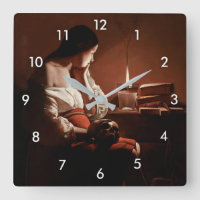 Magdalene avec la flamme du tabac, La Tour