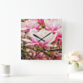 Horloge Carrée Magnolia (Maison)