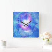 Horloge Carrée Main lumineuse (Maison)