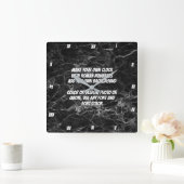 HORLOGE CARRÉE MAKE YOUR OWN CLOCK (Maison)