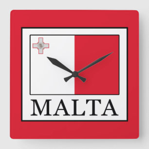 Horloge Carrée Malte