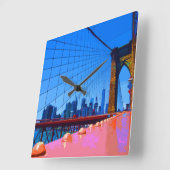 Horloge Carrée Manhattan 3000 (Angle)