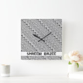 Horloge Carrée Mantra argent White Chant Shreem Brzee (Maison)