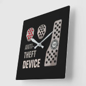 Horloge Carrée MANUEL anti-vol (Angle)