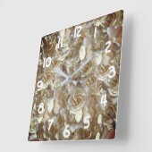 Horloge Carrée Many beautiful petals of rose (Angle)