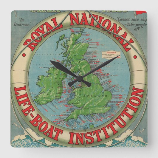 Horloge Carrée Map of the British Isles (Recto)