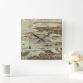 Horloge Carrée Map view (Maison)