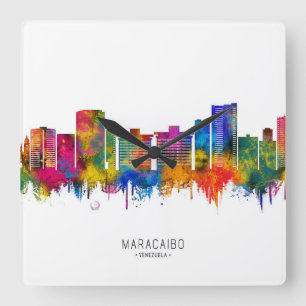Horloge Carrée Maracaibo Venezuela Toits
