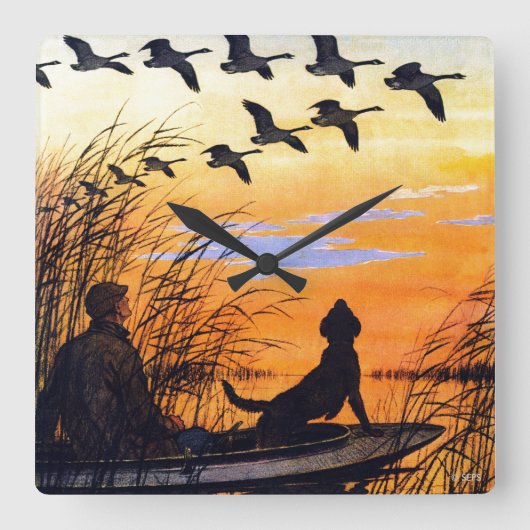 Horloge Carrée Marais par Paul Bransom (Recto)