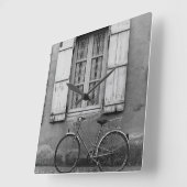Horloge Carrée Marans Vélo de Charentes (Angle)