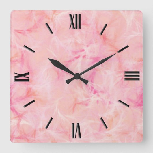Horloge Carrée Marble swirl (Recto)