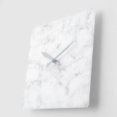 Horloge Carrée Marbre (Angle)
