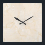 Horloge Carrée Marbre de tuiles rocheuses<br><div class="desc">Rock Tile Marble Square Wall Clock</div>