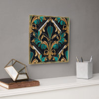 Marbre floral de luxe en pierre de Malachite Art d