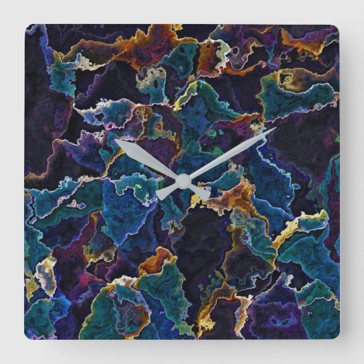 Horloge Carrée Marche à huile (Recto)