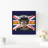 Horloge Carrée Margaret Thatcher Premier ministre (Maison)