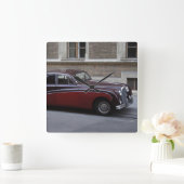 Horloge Carrée Mark IX de Jaguar rouge (Maison)