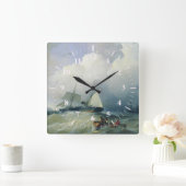 Horloge Carrée Marrine Battle Clock (Maison)