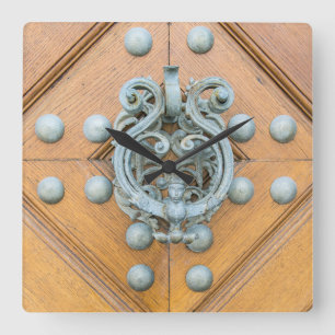 Horloge Carrée Marteau de porte du palais Schwarzenbersky