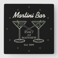 Martini Bar moderne Couple's Names