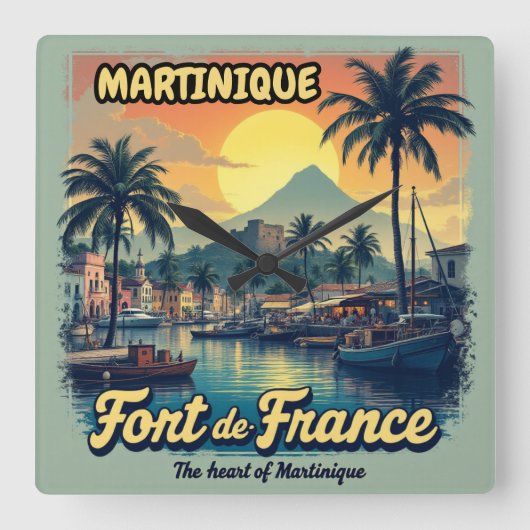 HORLOGE CARRÉE MARTINIQUE (Recto)