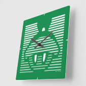 Horloge Carrée MARVIN L'Icône rayée MARTIAN™ (Angle)