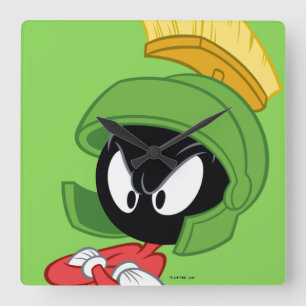 Horloge Carrée MARVIN MARTIAN™ Traversée d'armes