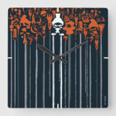 Horloge Carrée MARVIN THE MARTIAN™ Armes de destruction massive (Recto)