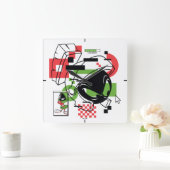 Horloge Carrée MARVIN THE MARTIAN™ Glitch (Maison)