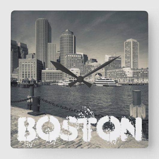 Horloge Carrée Massachusetts, Boston, bâtiments de Rowe's Wharf (Recto)