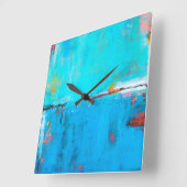 Horloge Carrée Matchbox Blues 5 (Angle)