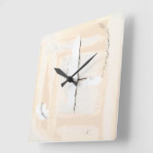 Horloge Carrée Matéric (Angle)